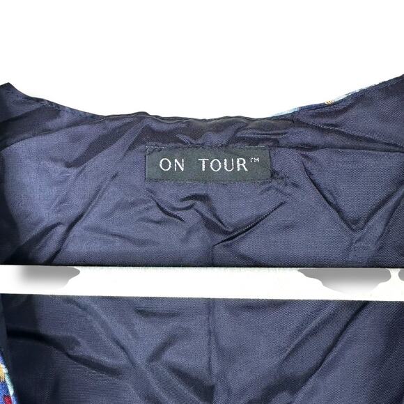 Vintage On Tour Kitty Cat Lover Button V-Neck Sleeveless Lightweight Vest Small - Picture 6 of 7